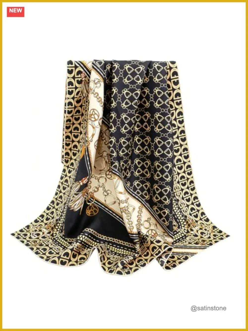 100% Mulberry Silk Scarf 35